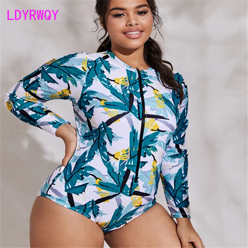 Новинка 2021 Европейский и американский модный слитный купальник-бикини LDYRWQY с