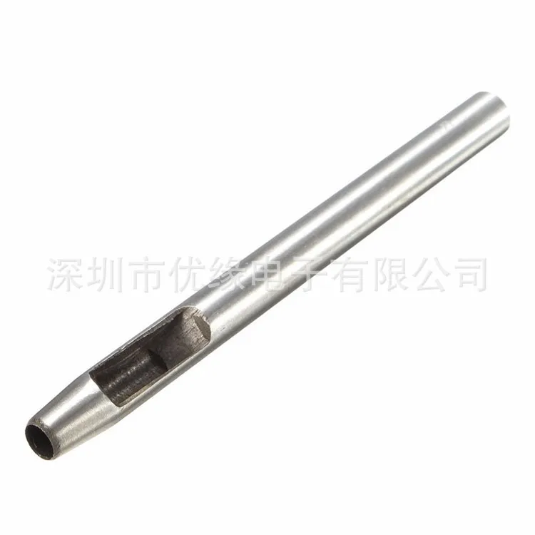 

Hochwertiger Stanzleder Puncher Rundstahl Leder Handwerk Hohl Puncher Metalldichtung Kunststoff Gummi Werkzeug 0,5 mm-5 mm