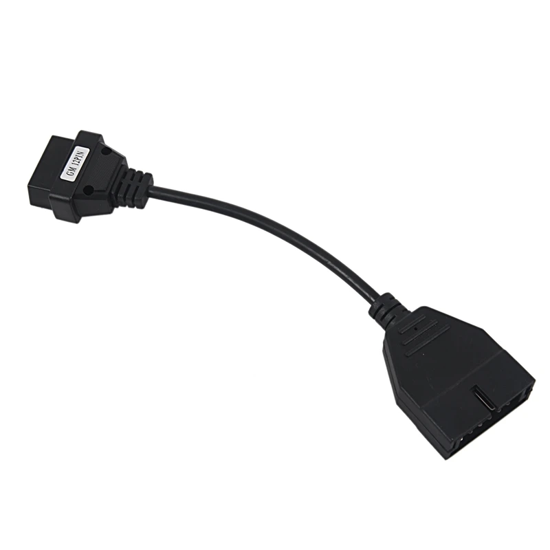 NEW-OBD2 удлинитель 12 Pin к 16 гнездовой OBD1 OBDII разъем адаптер для GM транспортных