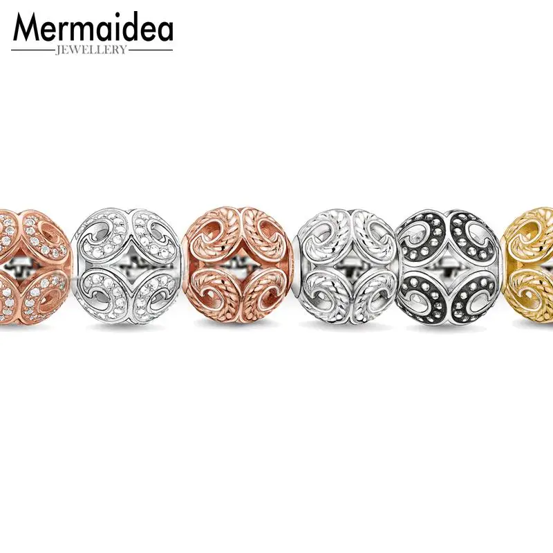 Бусины волна посеребренные Орел циркония ювелирные изделия подходит браслет