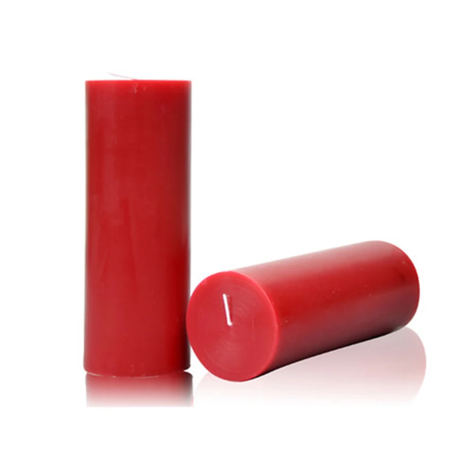 Красная колонна свеча украшение дома аксессуары Свечи свадебные Velas Aniversario Parafina