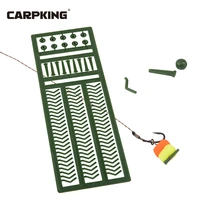 carpking bait stopper for carp fishing 94 pellet stops of one card green plastic multiple use 13 2x4 7cm carp tackle boilie stop