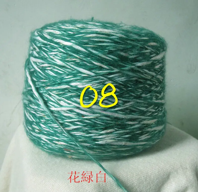 500 г/skein разноцветный шерстяной кашемировый Плотный трикотаж ручная вязка пряжа