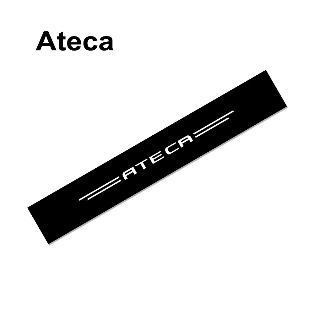 For Seat Ateca Декоративные наклейки на переднее лобовое стекло для сиденья Leon Ibiza FR Ateca светоотражающие наклейки и декор для автомобиля Стайлинг авто аксессуары - Название цвета: For Seat Ateca