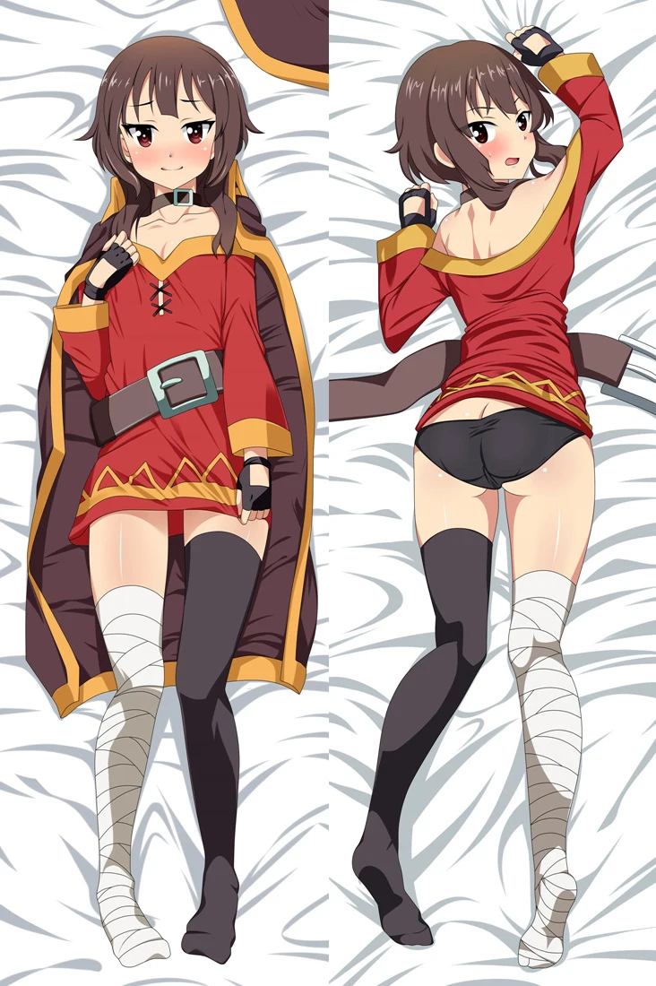 Megumin Dakimakura обнимающая подушка для тела Чехол Подушка косплея Kono Subarash Sekai Ni Shukufuku
