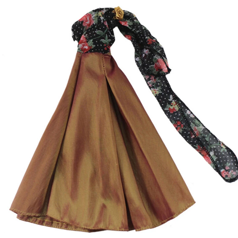 

Elegant Summer Clothing Gown For girl doll Hand make wedding princess Dress Doll Party Dress 1pcs