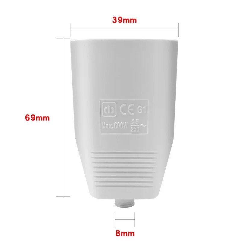 2 Pin штепсельная вилка европейского стандарта для мужчин и женщин электронный