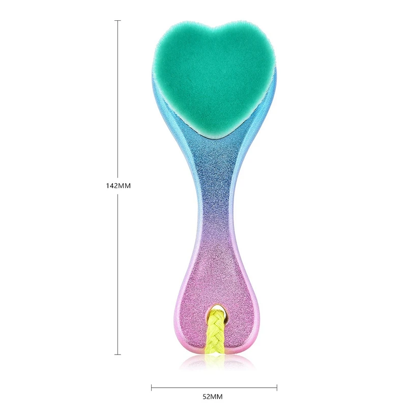 

Makeup Brushes Portable Nylon Hair Cosmetic Makeup Blush Face Foundation Blending Brush Makeup Tool