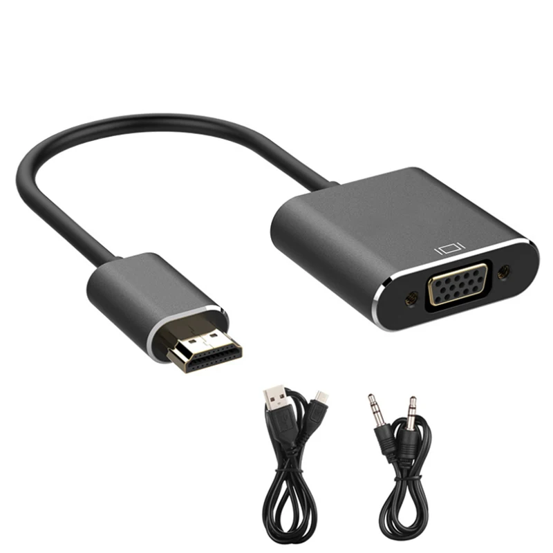 Переходник HDMI в VGA адаптер hdmi vga для xiaomi tmall box 360 от компьютера до проектора HDTV с