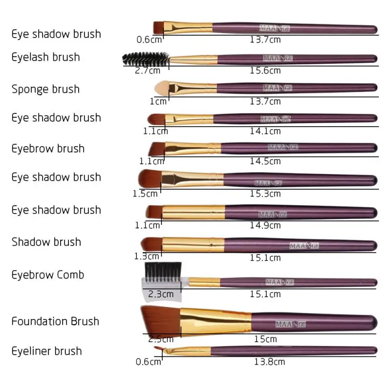

19 Pcs Blending Makeup Brushes Set Makeup Brushes Tool Set Eye Shadow Blush Foundation Beauty Makeup Brush Maquiagem Beauty