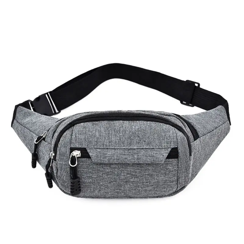 

Unisex Nylon Fanny Pack Waist Bum Belt Chest Phone Pouch Hiking Sports Shoulder Bag Crossbody