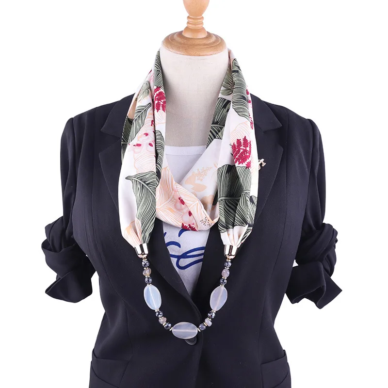 RUNMEIFA Роскошные брендовые ювелирные изделия подвеска ожерелье шарф для женщин