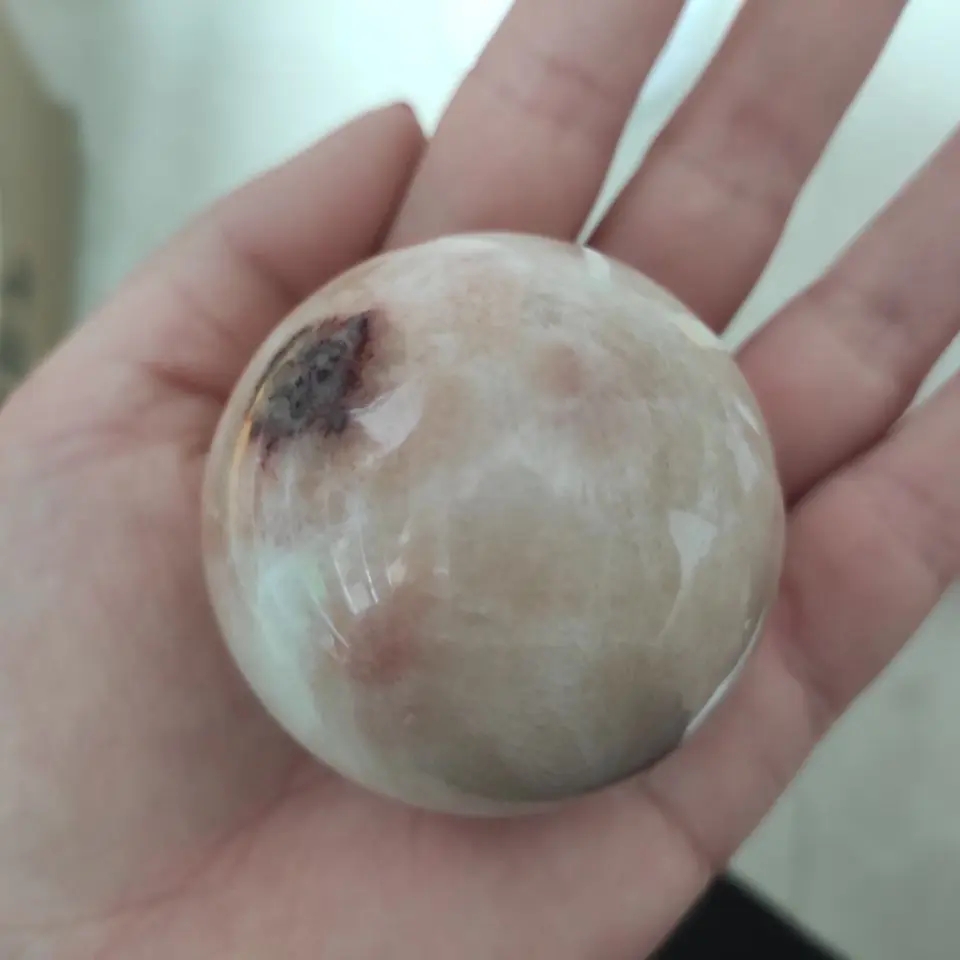 5-6 см натуральный кварцевый камень мясо свиной сфера шар бекон коллекция подарок