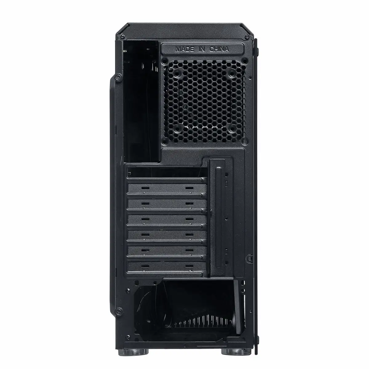 S SKYEE Прозрачный чехол для компьютера ПК игровая башня ATX аудио с 2 RGB меняющими цвет светильник полосы 350X170X420 мм