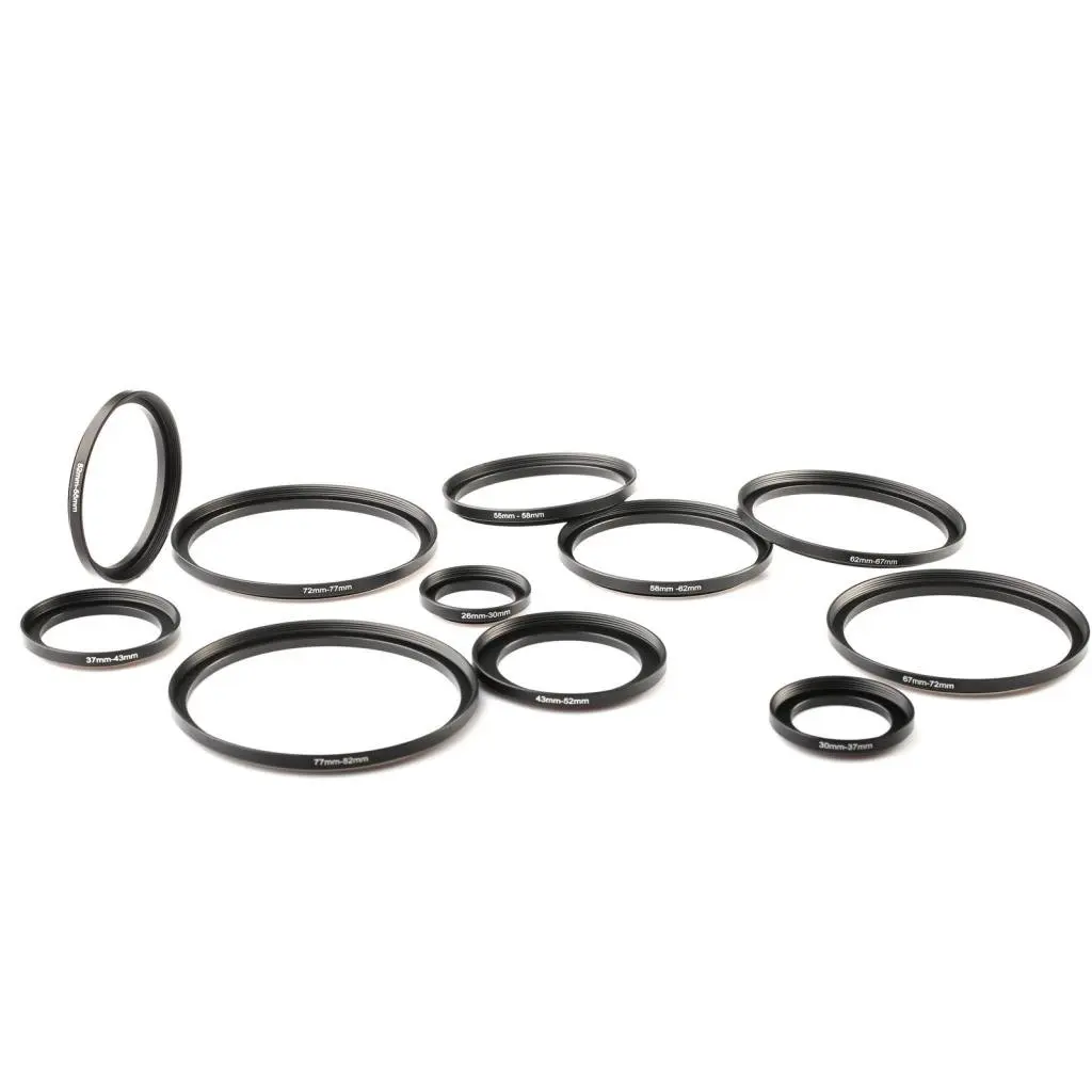 

Metal Step Up Rings Aluminum Universal Lens Adapter Filter 72-77 72mm-77mm For Canon Nikon sony all camera DSLR