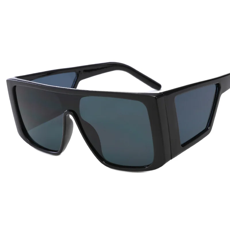 Мужские солнцезащитные очки в стиле стимпанк с большой оправой большие модные