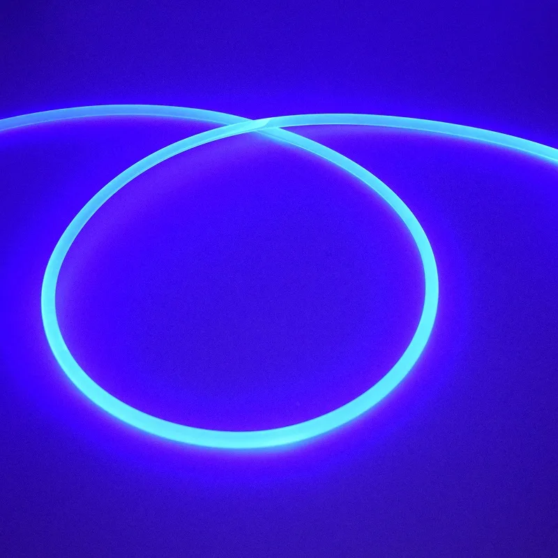 5mX высококачественный боковой светящийся прозрачный твердый волоконно