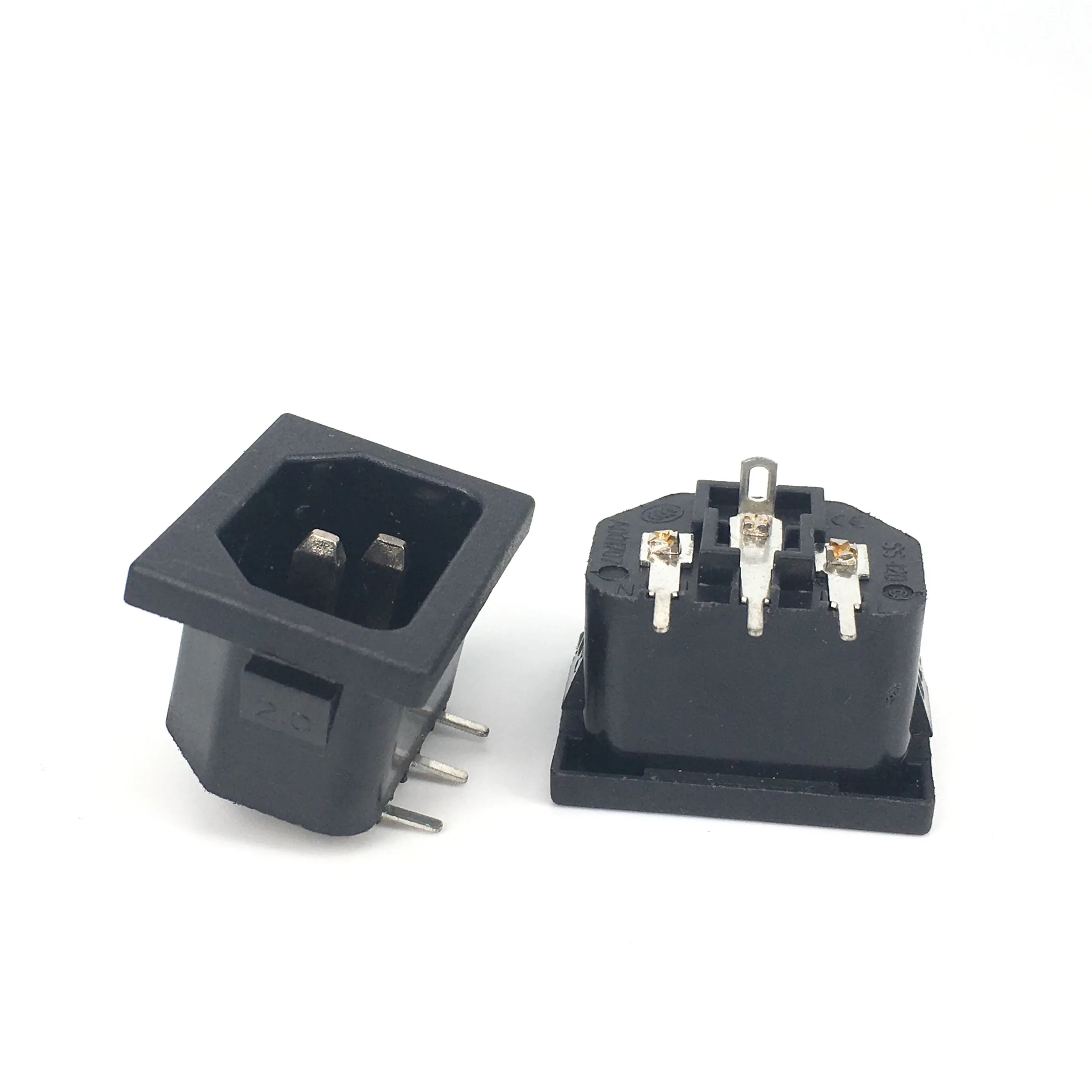 10 шт. прямоугольные штекеры IEC 60320 C14 с сертификацией CE 3 контакта печатная плата