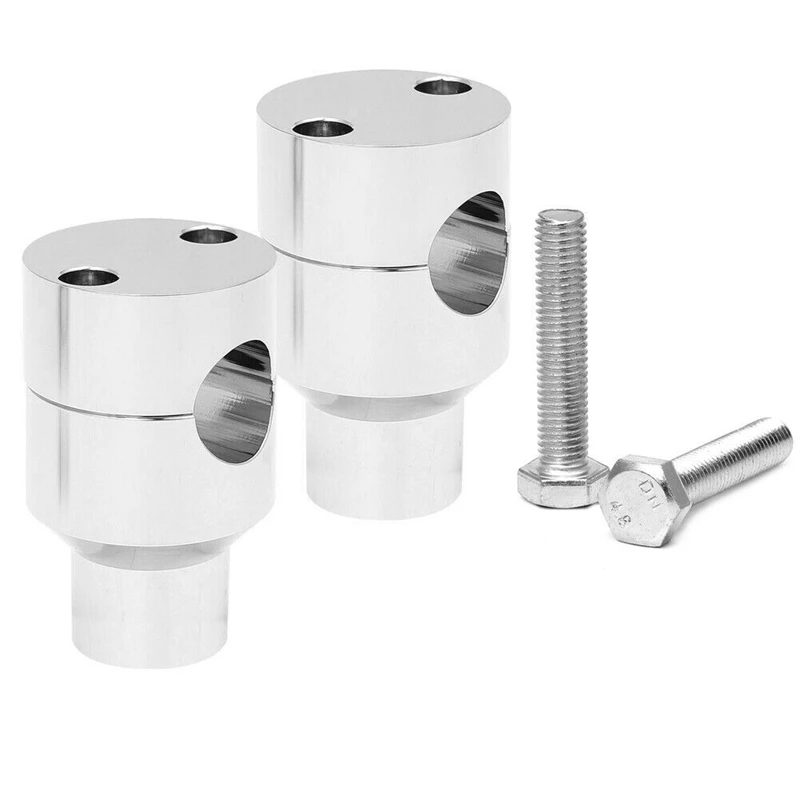 

Up 2Inch Straight Riser Handlebar Column High Style Round Mount Clamp Adjuster for 25mm Handlebar
