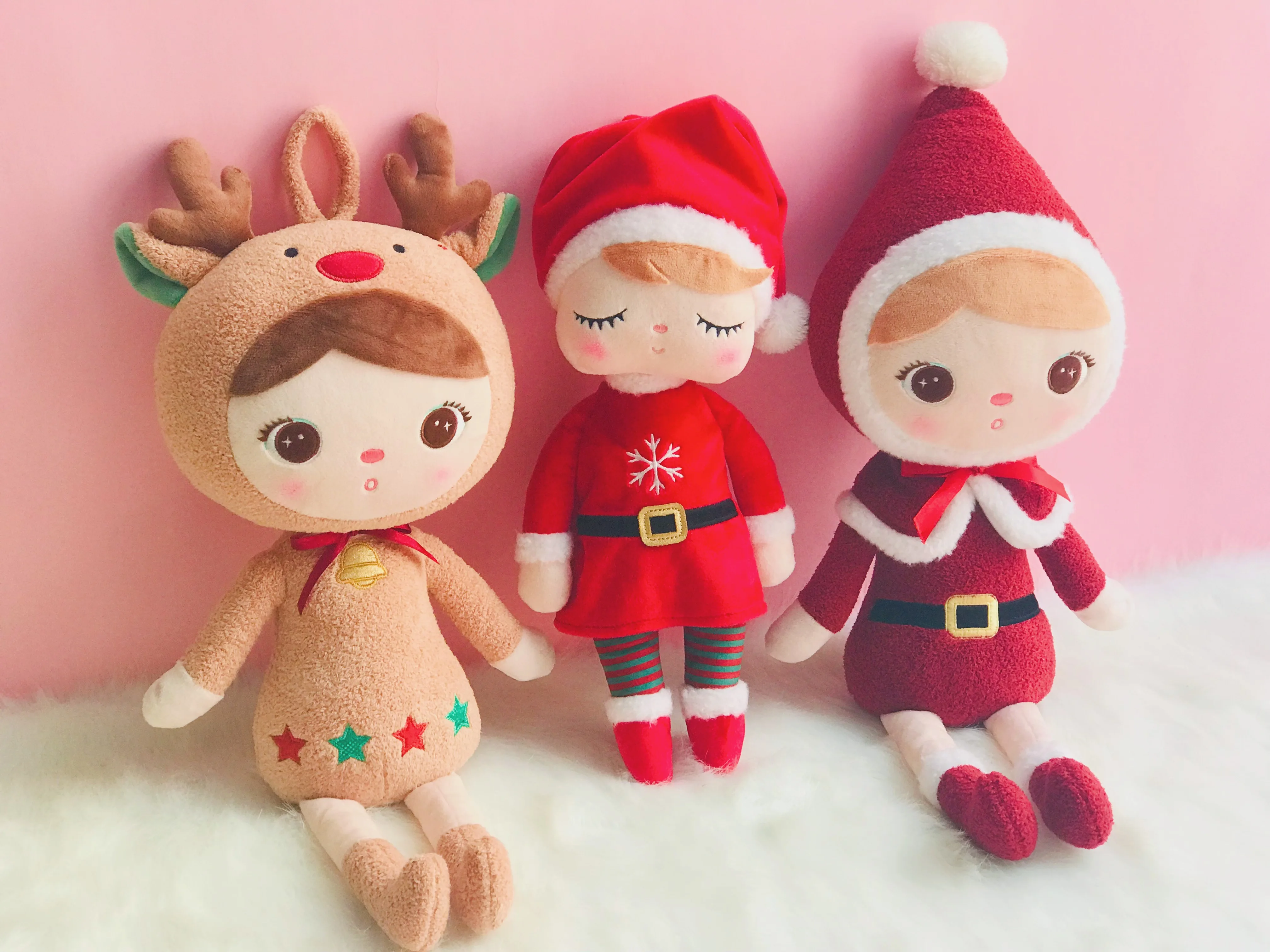 【Presale】плюшевые куклы игрушки для девочек мягкие малышей рождественские Keppel elk