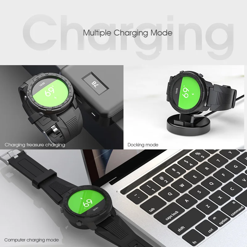 SIKAI Wireless Fast Charging replace Dock Cradle Station Magnetic Chargers for Amazfit GTS GTR 42mm 47mm T-REX Smart Watch | Наручные