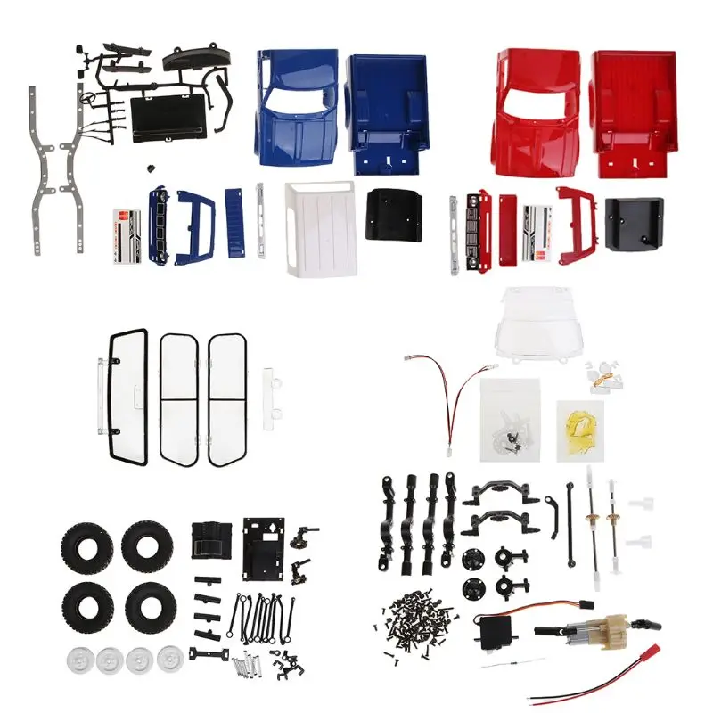 

WPL C24 2.4G DIY RC Car KIT 4WD Remote Control Crawler Off-road Buggy Moving Machine Kids Toys