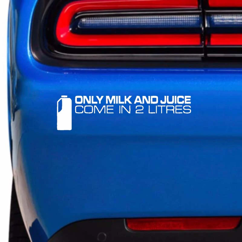 Лидер продаж прекрасный автомобильный стикер только молоко и сок KK виниловые
