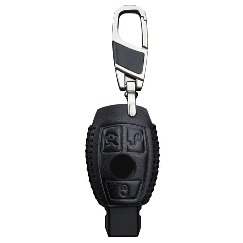 

3-button Car Key Cover Bag Accessories Leather Parts Smart High Quality New