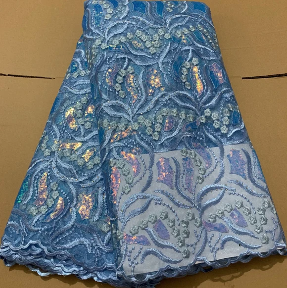 Бесплатная доставка красивая африканская нигерийская кружевная ткань с