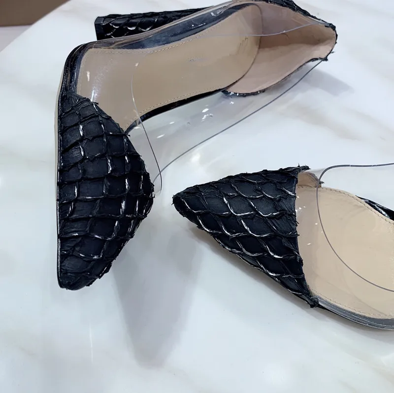 2019 пикантные женские тонкие туфли на высоком толстом каблуке с острым носком