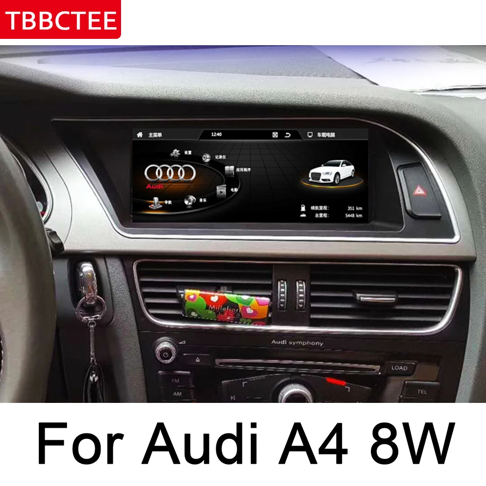 Для Audi A4 8 Вт 2013 ~ 2016 MMI автомобильный Android мультимедийный плеер сенсорный экран