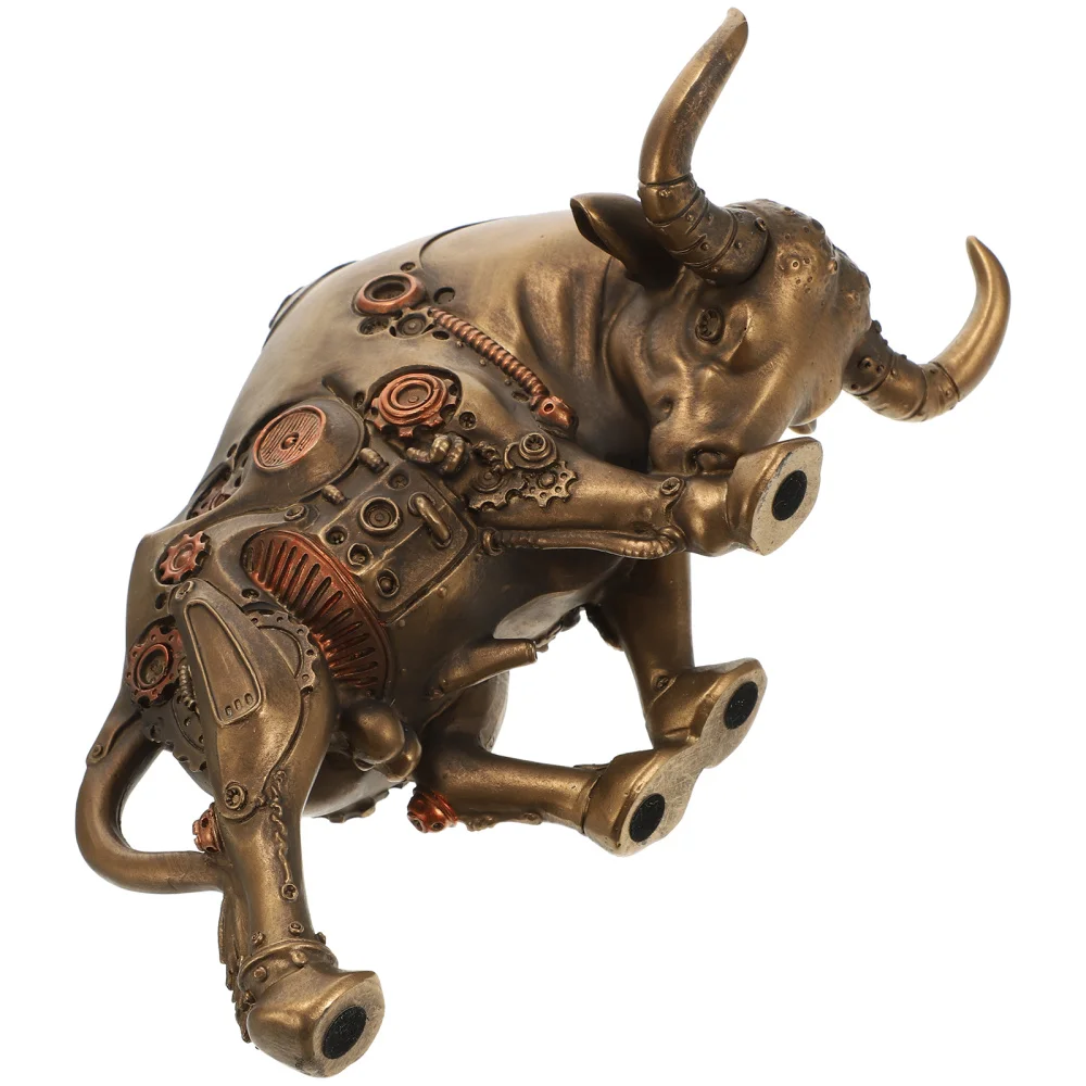 

Desk Ox Statue Ornament Home Office Tabletop Decoration Housewarming Gift