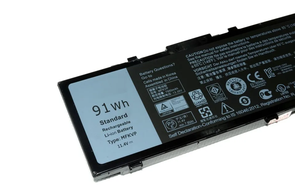 Оригинальный аккумулятор JIGU для ноутбука 0FNY7 T05W1 MFKVP Dell Precision 7510 7710 m7710 7720 11 4 V