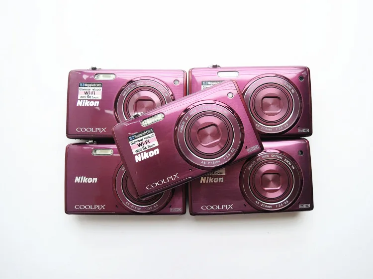 Бывшая в употреблении цифровая камера Nikon COOLPIX S5200 Wi Fi CMOS с 6x зум объективом по