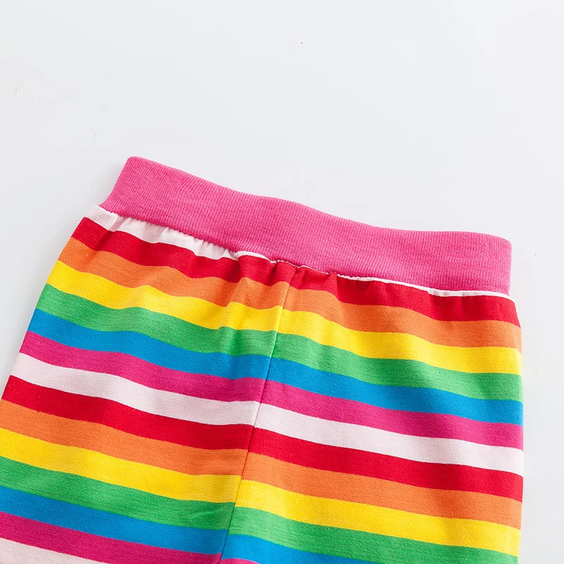 Новинка 2018 модные детские длинные брюки-карандаш для девочек Разноцветные