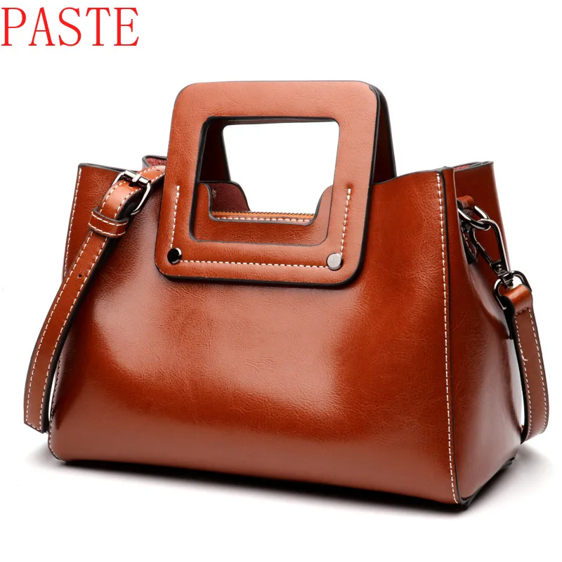 Новинка 2018 женская кожаная сумка через плечо повседневные сумки маленькая