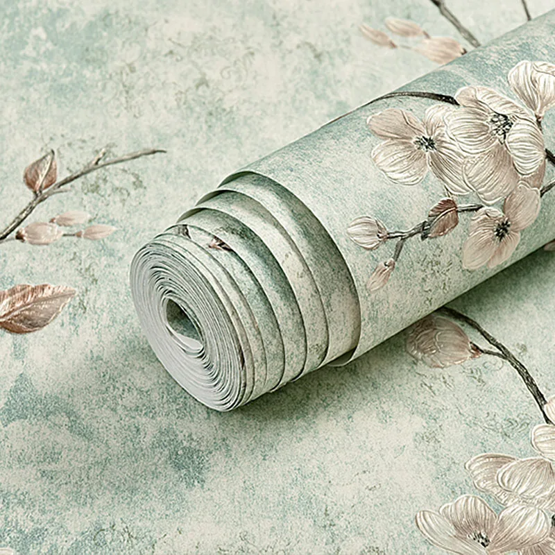 Американский кантри сад нетканые обои разбитые цветы Европейский стиль ретро