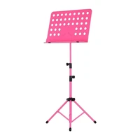 folding violin music stand piano parts portable pink guitar sheet music holder accessories pupitre musique room decoration ah50