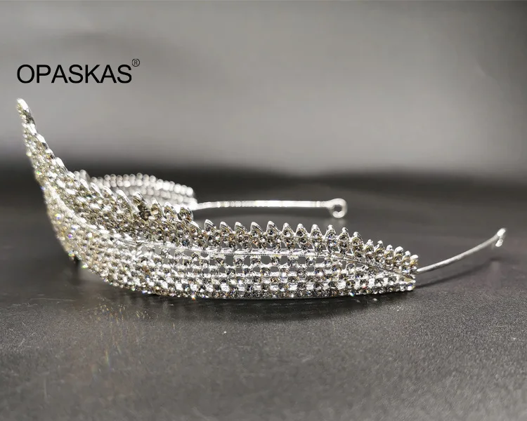 

Bridesmaid Princess Silver Color Crown Tiara Headband Wedding Party Accessiories Bridal Tiara Hair Ornaments Jewelry