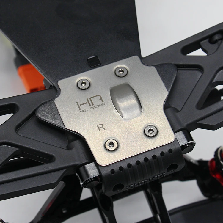 HR нержавеющая сталь Передняя и задняя опорная плита набор для 1/8 BLX Arrma Кратон пресловутый Senton Talion и Typhon