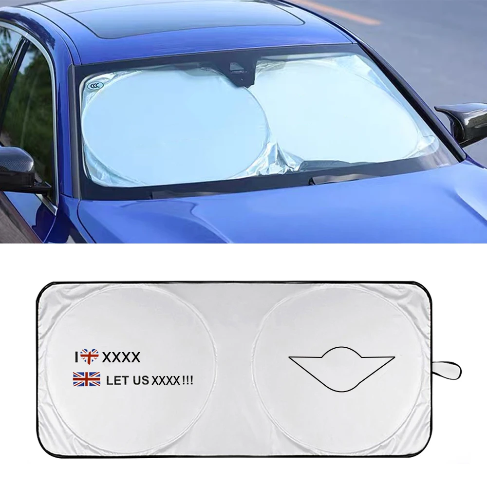 

Car Windshield Sunshade Front Rear Window Sun Shade Visor Cover Block car accessories for MINI Clubman cooper models Countryman