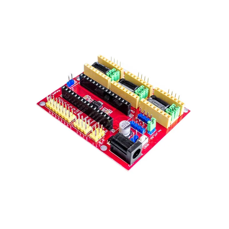 Новый CNC Щит V4 щит v3 гравировальный станок/3D принтер/A4988 Плата расширения драйвера