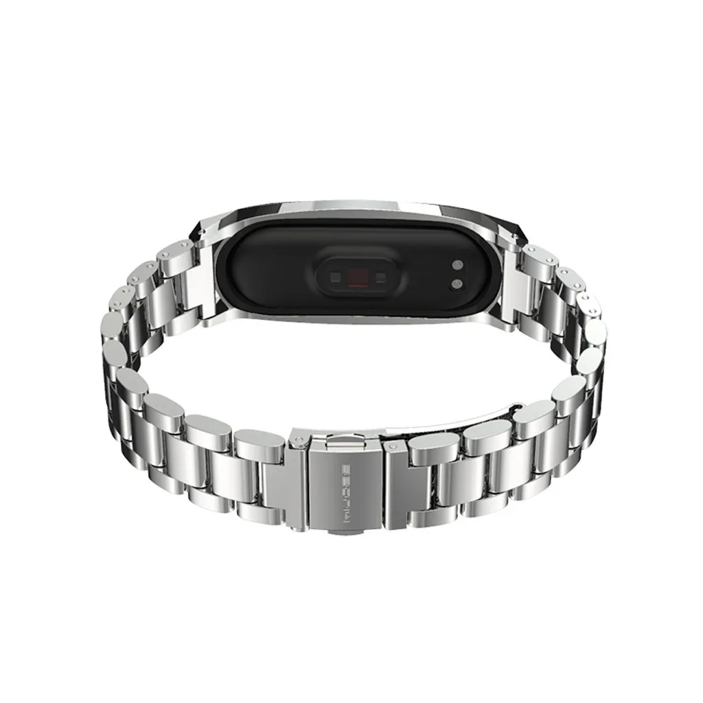 Совместимый для Xiaomi Mi Band 4 стальной длина прочный bluetooth Smartwatch horloge ремешок для умных часов Polsband повязки