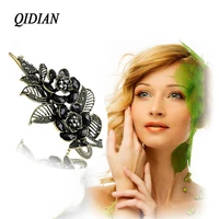 qidian retro peacock butterfly flower hair clip europe united states popular accessories mouth clips mixed batch manufacturers