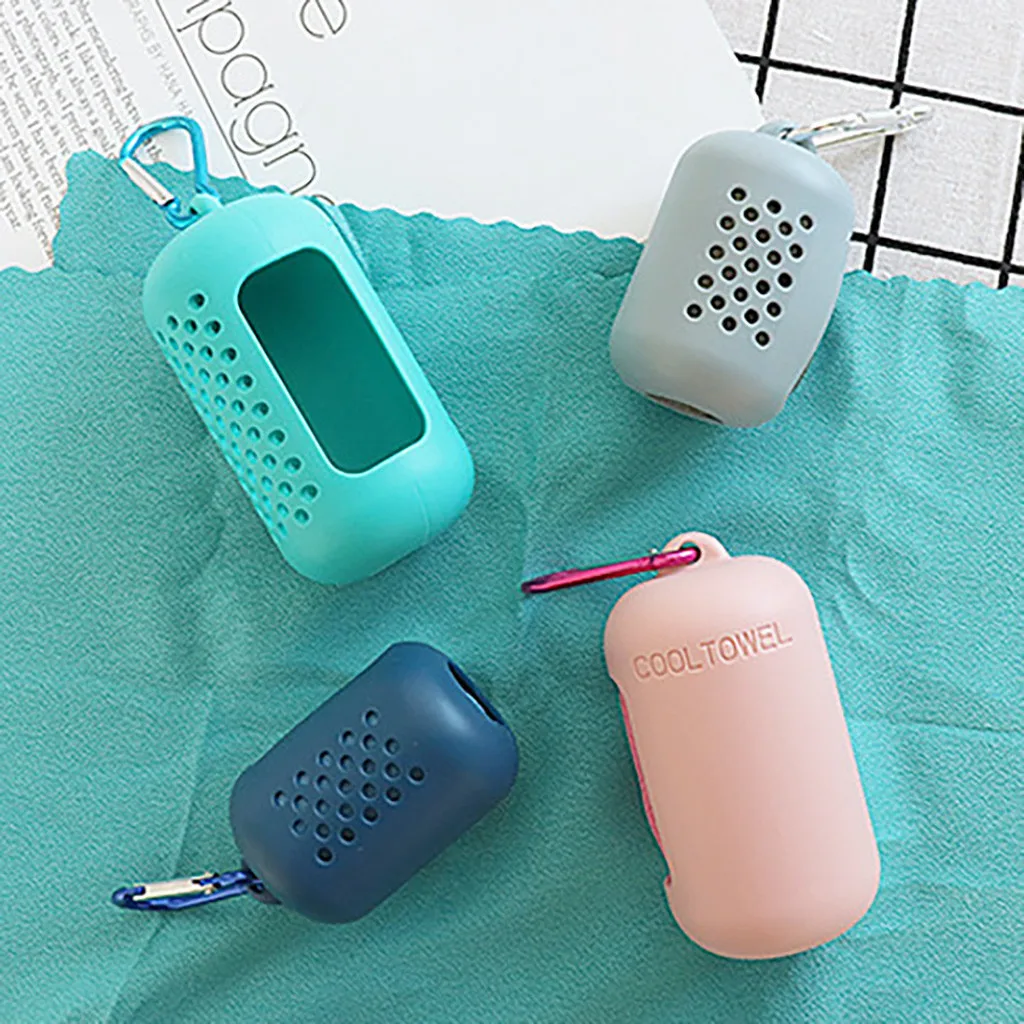 Быстросохнущее полотенце из силикагеля 1 шт. пакет микрофибры для льда