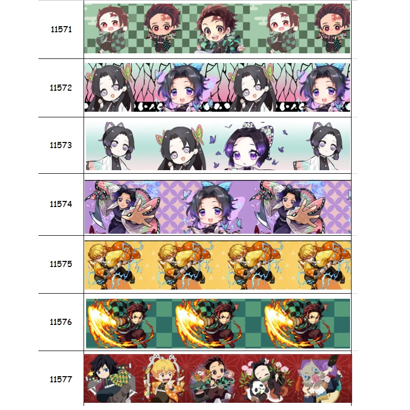 

DHK 50yards Japan cartoon Printed Grosgrain Ribbon Accessory Hairbow Headwear Decoration DIY Wholesale Craft S1260