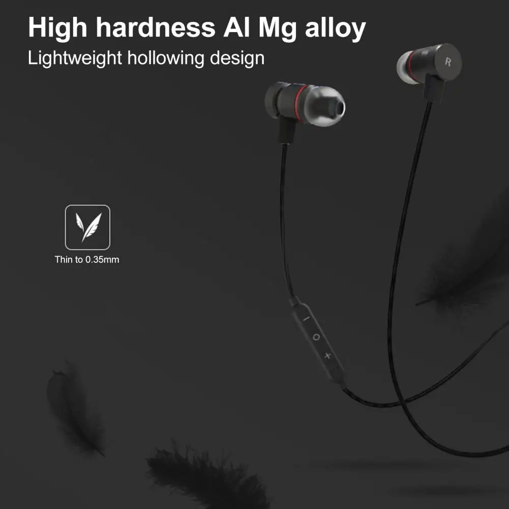 

Bluetooth 4.1 Magnetic Wearable Wireless Rechargeable In-ear Phone Earphone