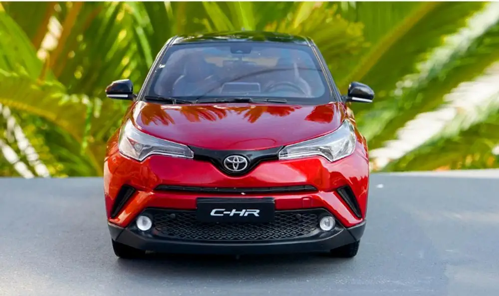 1/18 весы Toyota C-HR CHR красный/черный литье под давлением автомобиля модельные игрушки, коллекционные подарок NIB