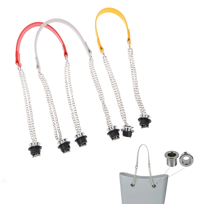 

1 пара женских веревочных ремешков Handbaag, ремешки для сумок с ручками, веревочные ремешки с цепочкой, аксессуары с длинной ручкой для O-Bag, Клас...
