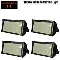 freeshipping 4 pack 1000w white color professional led strobe light dmx512 2ch6ch8ch 3 soundauto mode flash wash 2in1 effect